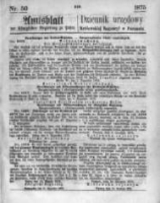 Amtsblatt der K&ouml;niglichen Regierung zu Posen. 1875.12.15 Nro.50Amtsblatt der K&ouml;niglichen Regierung zu Posen. 1875.12.15 Nro.50