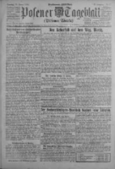 Posener Tageblatt (Posener Warte) 1924.01.20 Jg.63 Nr17