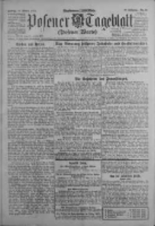 Posener Tageblatt (Posener Warte) 1924.01.25 Jg.63 Nr21