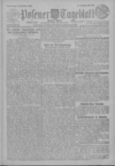 Posener Tageblatt (Posener Warte) 1924.11.06 Jg.63 Nr256