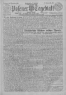 Posener Tageblatt (Posener Warte) 1924.11.22 Jg.63 Nr270