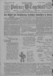 Posener Tageblatt (Posener Warte) 1925.02.22 Jg.64 Nr44