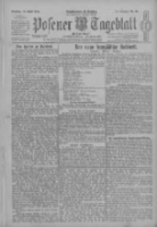 Posener Tageblatt (Posener Warte) 1925.04.19 Jg.64 Nr90
