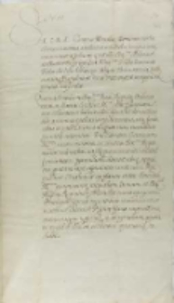 Odpowiedz cesarza na poselstwo Jana Firleia, podskarbiego koronnego, Pilzno 03.06.1600