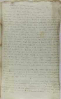 Kopia listu Piotra Tylickiego do kr&oacute;la Zygmunta III, Malbork 12.05.1601