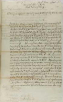 List Stanisława Karnkowskiego arcybiskupa gnieźnieńskiego do króla Zygmunta III, Gniezno 25.06.1601