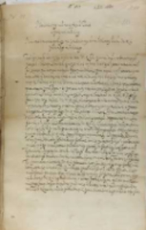 List Jana Firleia podskarbiego koronnego do kr&oacute;la Zygmunta III, Lublin 01.07.1601