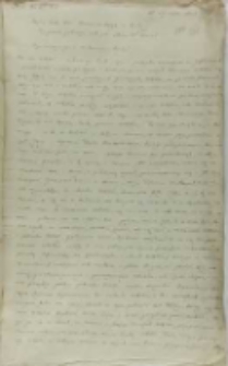 Kopia listu Bernarda Maciejowskiego biskupa krakowskiego do króla Zygmunta III, Kraków 28.01.1602