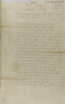 List Jana Dymitra Solikowskiego arcybiskupa lwowskiego do kr&oacute;la Zygmunta III, Ostr&oacute;g 06.02.1602