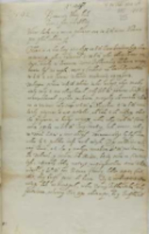 List Jana Zborowskiego do króla Zygmunta III, Odolanów 14.02.1602