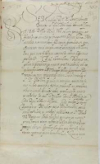 List konsyliarzy pruskich wojciecha Kimlitza, Jana Rauttera, Jerzego Tudeweya i Krzysztofa Rappe do króla Zygmunta III, Królewiec 24.01.1602