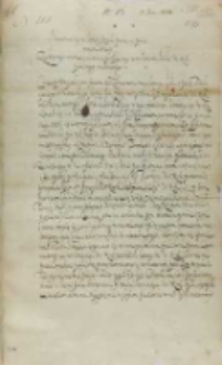 List Jana Firleia do króla Zygmunta III, Markuszów 07.06.1602