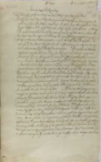List Jana Firleia do króla Zygmunta III, Markuszów 22.08.1602