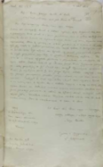 Kopia listu Jerzego Kostki do króla Zygmunta III, Śmiełowice 04.09.1602