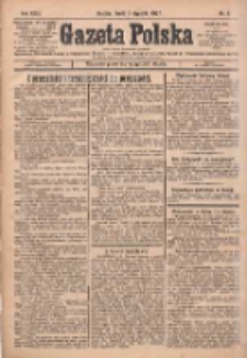 Gazeta Polska: codzienne pismo polsko-katolickie dla wszystkich stanów 1927.01.05 R.31 Nr3