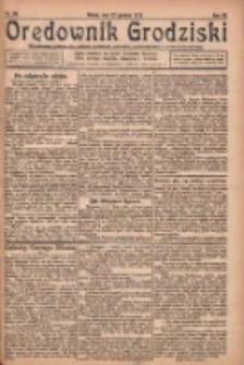 Orędownik Grodziski: niezależne pismo dla rodzin polskich powiatu grodziskiego i nowotomyskiego : organ centralny dla miast: Grodziska, Opalenicy, Buku, Nowego Tomyśla, Zbaszynia i Lw&oacute;wka 1925.12.12 R.7 Nr99