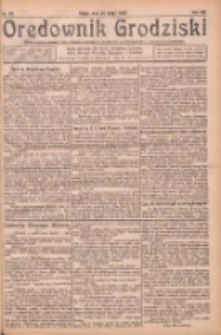 Orędownik Grodziski: niezależne pismo dla rodzin polskich powiatu grodziskiego i nowotomyskiego : organ centralny dla miast: Grodziska, Opalenicy, Buku, Nowego Tomyśla, Zbaszynia i Lw&oacute;wka 1926.02.24 R.8 Nr16