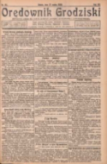 Orędownik Grodziski: niezależne pismo dla rodzin polskich powiatu grodziskiego i nowotomyskiego : organ centralny dla miast: Grodziska, Opalenicy, Buku, Nowego Tomyśla, Zbaszynia i Lw&oacute;wka 1926.03.27 R.8 Nr25