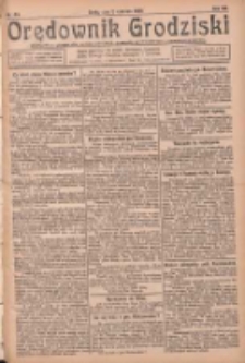 Orędownik Grodziski: niezależne pismo dla rodzin polskich powiatu grodziskiego i nowotomyskiego : organ centralny dla miast: Grodziska, Opalenicy, Buku, Nowego Tomyśla, Zbaszynia i Lw&oacute;wka 1926.06.02 R.8 Nr44