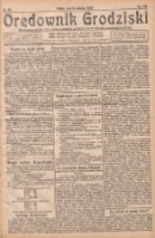 Orędownik Grodziski: niezależne pismo dla rodzin polskich powiatu grodziskiego i nowotomyskiego : organ centralny dla miast: Grodziska, Opalenicy, Buku, Nowego Tomyśla, Zbaszynia i Lw&oacute;wka 1926.06.05 R.8 Nr45