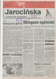 Gazeta Jarocińska 1998.07.10 Nr28(406)
