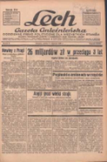 Lech.Gazeta Gnieźnieńska: codzienne pismo polityczne dla wszystkich stan&oacute;w. Dodatki: tygodniowy "Lechita" i powieściowy oraz dwutygodnik "Leszek" 1936.01.11 R.36 Nr8