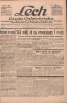 Lech.Gazeta Gnieźnieńska: codzienne pismo polityczne dla wszystkich stan&oacute;w. Dodatki: tygodniowy "Lechita" i powieściowy oraz dwutygodnik "Leszek" 1936.01.15 R.36 Nr11