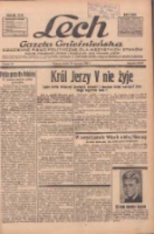 Lech.Gazeta Gnieźnieńska: codzienne pismo polityczne dla wszystkich stanów. Dodatki: tygodniowy "Lechita" i powieściowy oraz dwutygodnik "Leszek" 1936.01.22 R.36 Nr17