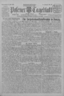 Posener Tageblatt (Posener Warte) 1925.07.23 Jg.64 Nr167