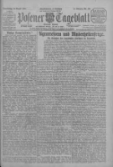 Posener Tageblatt (Posener Warte) 1925.08.13 Jg.64 Nr185