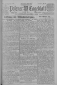 Posener Tageblatt (Posener Warte) 1925.09.09 Jg.64 Nr207
