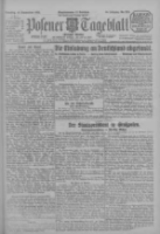 Posener Tageblatt (Posener Warte) 1925.09.15 Jg.64 Nr212