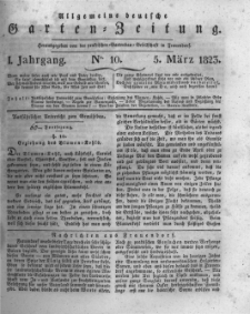 Allgemeine deutsche Garten-Zeitung. 1823.03.05 No.10