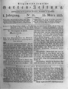 Allgemeine deutsche Garten-Zeitung. 1823.03.12 No.11