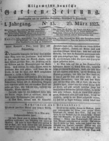 Allgemeine deutsche Garten-Zeitung. 1823.03.26 No.13