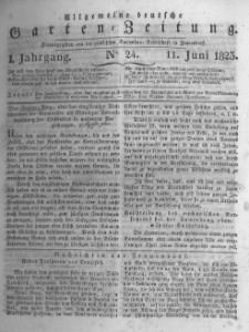 Allgemeine deutsche Garten-Zeitung. 1823.06.11 No.24