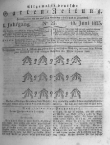 Allgemeine deutsche Garten-Zeitung. 1823.06.18 No.25