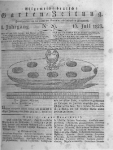 Allgemeine deutsche Garten-Zeitung. 1823.07.16 No.29