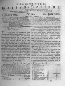 Allgemeine deutsche Garten-Zeitung. 1823.07.23 No.30