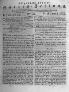 Allgemeine deutsche Garten-Zeitung. 1823.08.06 No.32
