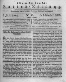 Allgemeine deutsche Garten-Zeitung. 1823.10.08 No.41