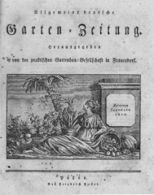 Allgemeine deutsche Garten-Zeitung. 1824.01.01 No.1