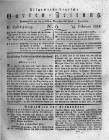 Allgemeine deutsche Garten-Zeitung. 1824.02.04 No.6