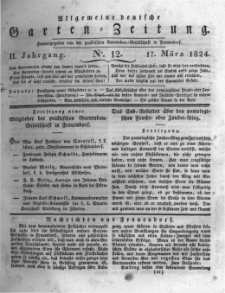 Allgemeine deutsche Garten-Zeitung. 1824.03.17 No.12
