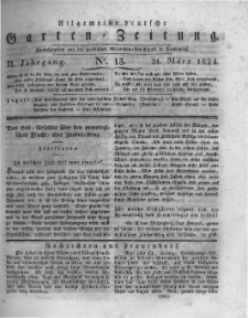 Allgemeine deutsche Garten-Zeitung. 1824.03.24 No.13