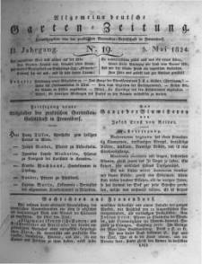 Allgemeine deutsche Garten-Zeitung. 1824.05.05 No.19