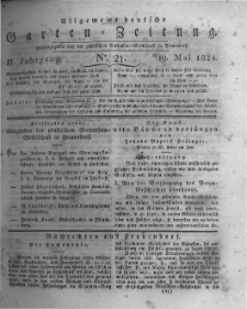 Allgemeine deutsche Garten-Zeitung. 1824.05.19 No.21