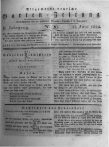 Allgemeine deutsche Garten-Zeitung. 1824.06.23 No.26