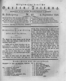 Allgemeine deutsche Garten-Zeitung. 1824.09.08 No.37