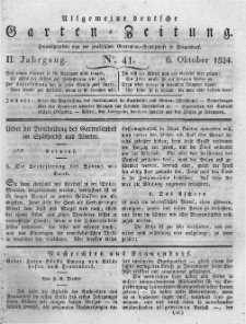 Allgemeine deutsche Garten-Zeitung. 1824.10.06 No.41
